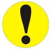 Set 2 buc semn incepator auto, autocolant, pentru exterior, Ø 10 cm